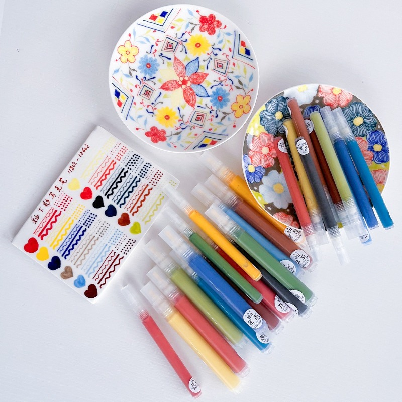 12 Colors Underglaze Marker Pe - مراجعة Midsole Marker Paint وسعره