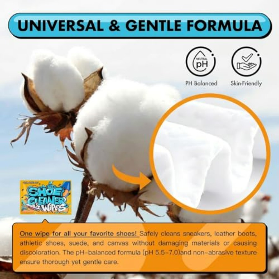 Shoe Cleaner Wipes, Shoe Clean - مراجعة Sneaker Care وسعره