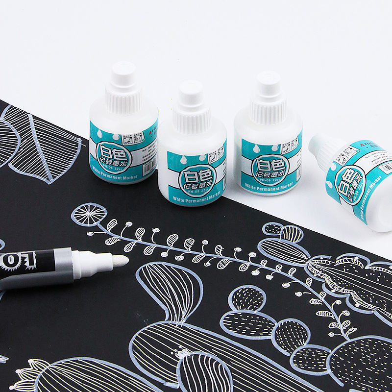 1 Box 22cc White Markers Ink O - مراجعة Midsole Marker Paint وسعره