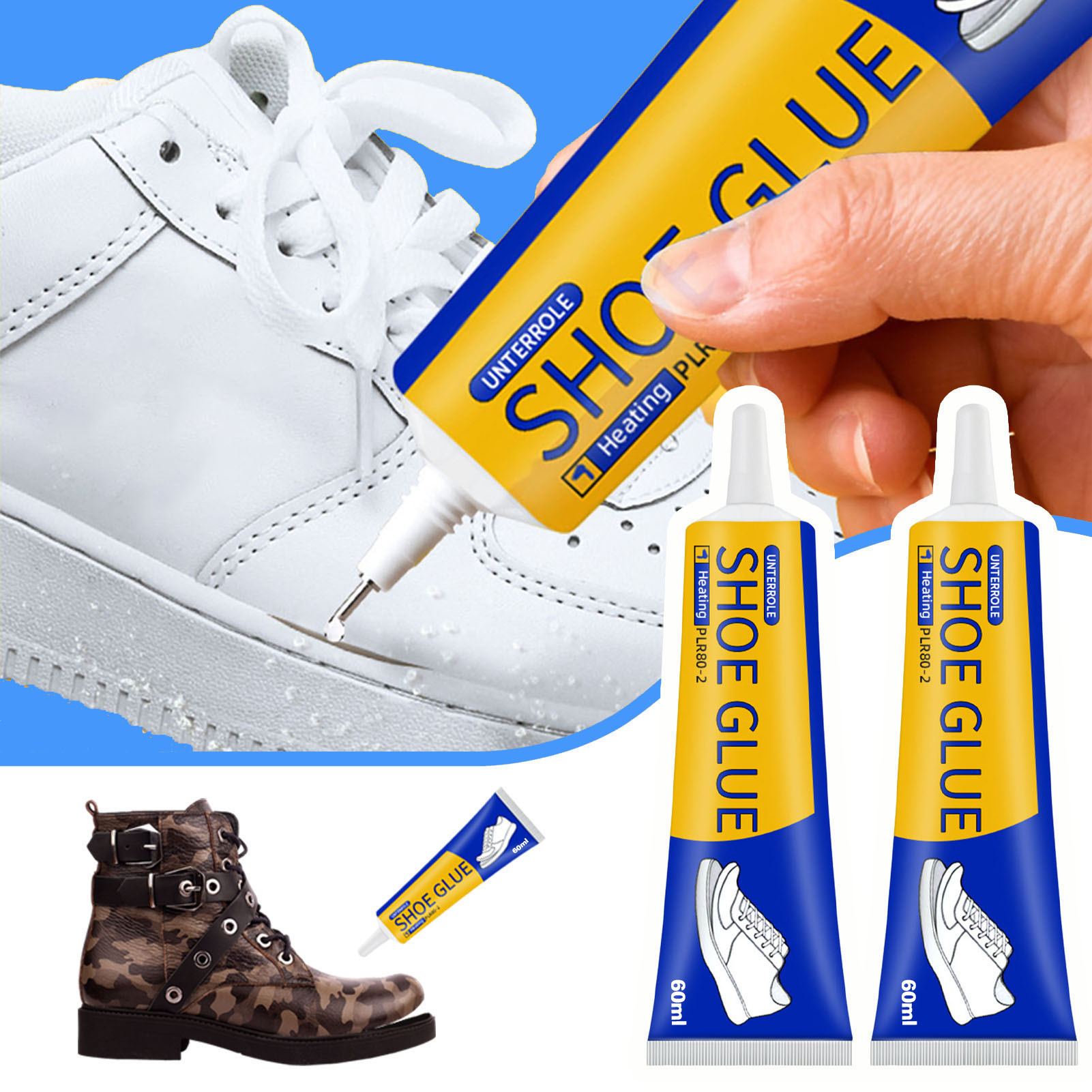 1/2/3pcs 60ml Strong Shoe Adhe - مراجعة Sneaker Care وسعره