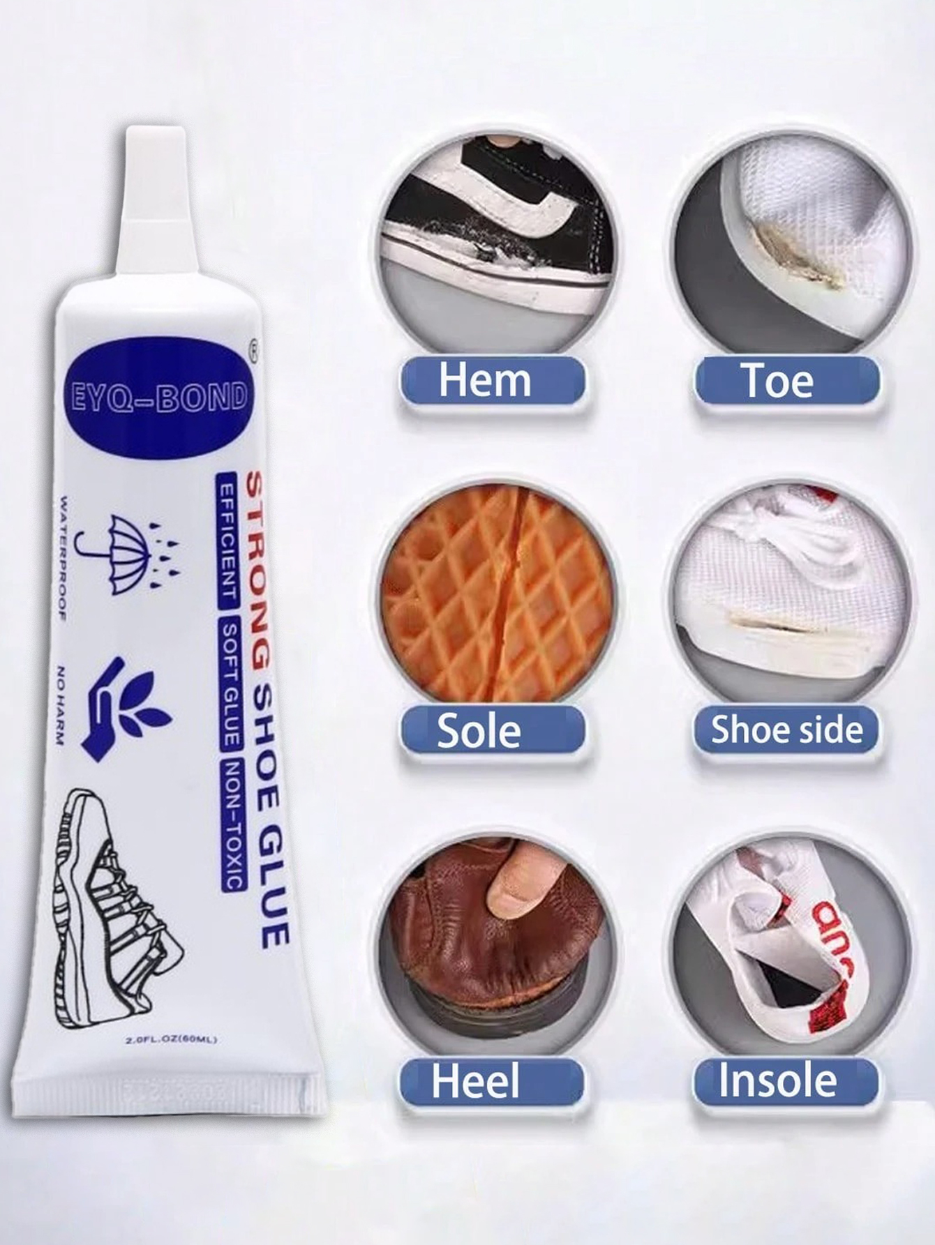 5pcs 60ml Strong Shoe Glues DI - مراجعة Sneaker Care وسعره