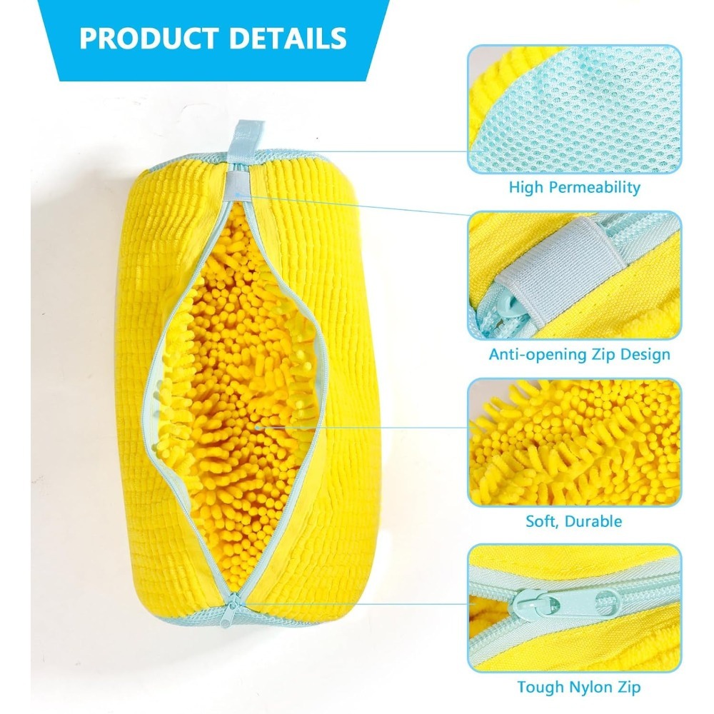 Reusable laundry bag with micr - مراجعة Sneaker Care وسعره