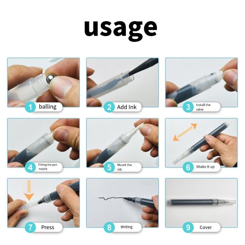 W89C 6Pcs Refillable Empty Bru - مراجعة Midsole Marker Paint وسعره